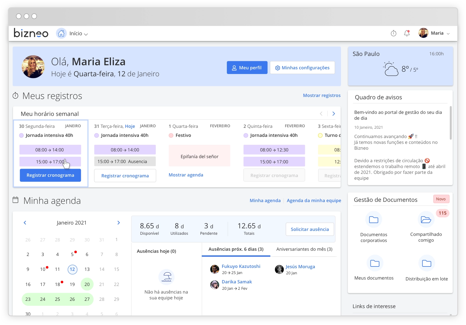 Employee self service ​​software