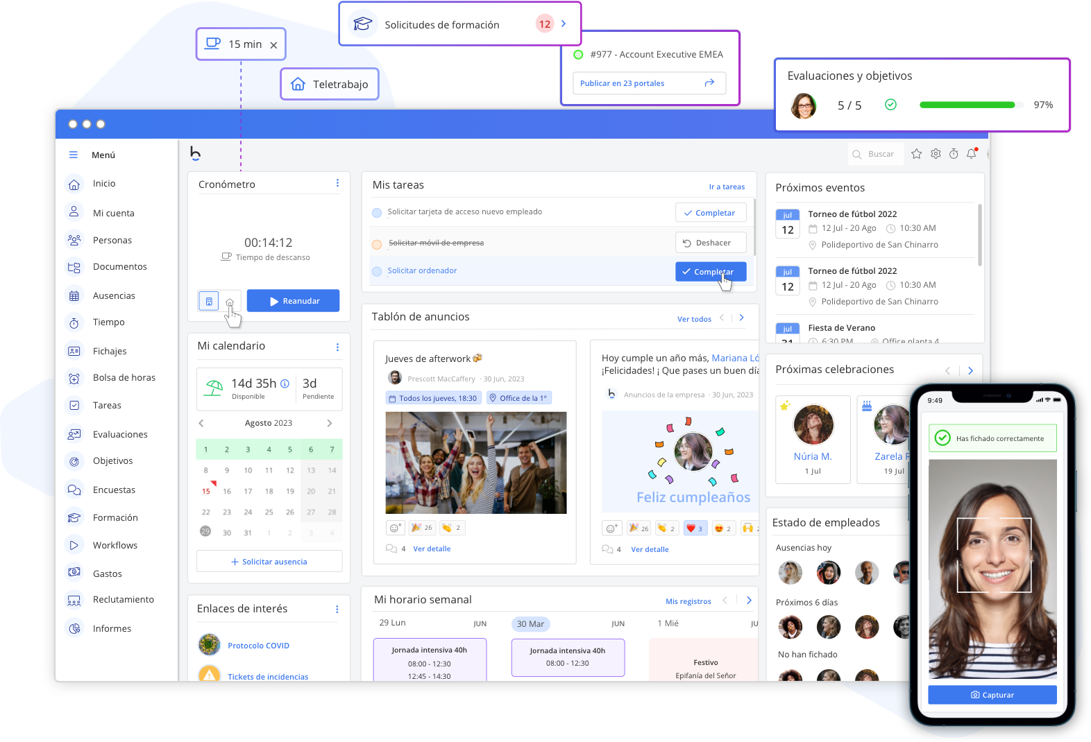 Software de Recursos Humanos Bizneo HR