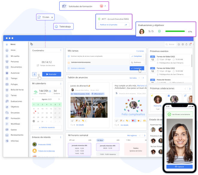 Software de Recursos Humanos Bizneo HR