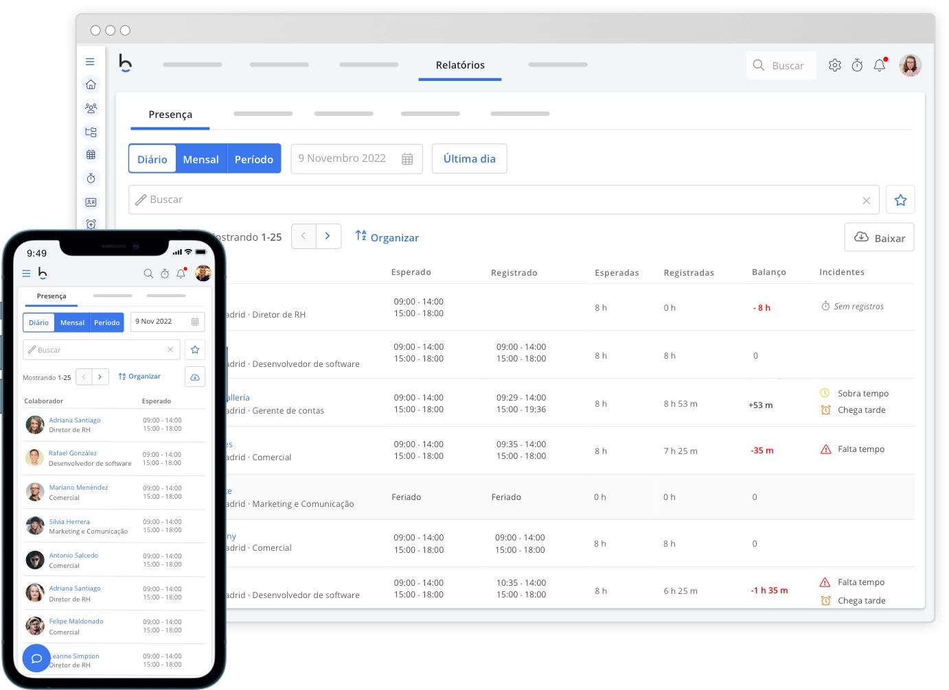 Software de controle de ponto