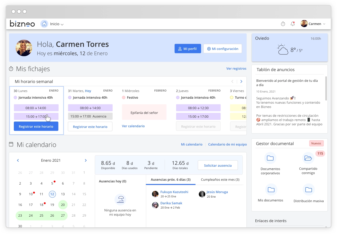 Portal de Recursos Humanos